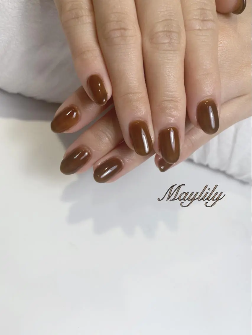 ネイル ワンカラーネイル Nail salon Maylilyのネイルデザイン