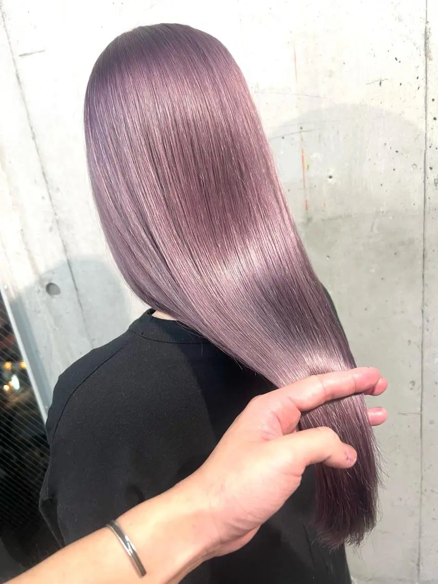 ロング カラー バレイヤージュ ブリーチ ケアブリーチ ハイライトカラー インナーカラー カット ヘアカラー トリートメント lani ブリーチ /ダブルカラーのヘアスタイル