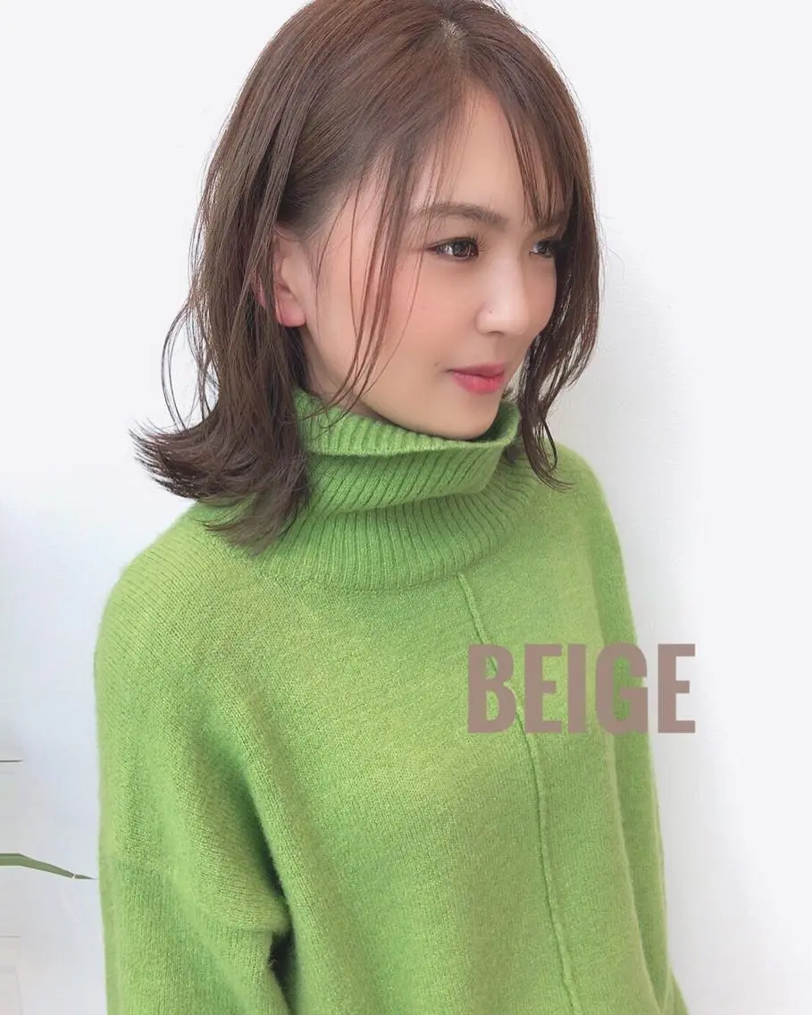ミディアム レイヤーカット アイブロウ 🍋黒瀬梨央の眉毛・アイブロウイメージ