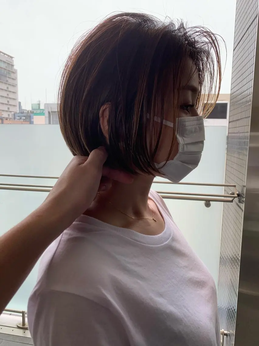 ショート カラー ショートボブ ボブ ショートヘア 髪質改善サロン ARCHE野瀬冬馬のヘアスタイル
