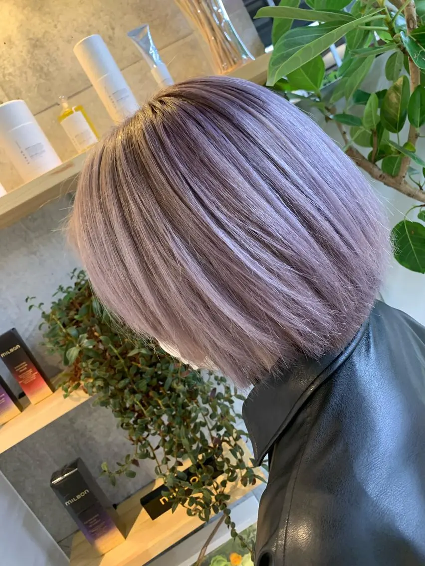 ショート カラー ヘアカラー トリートメント 天野 開のヘアスタイル