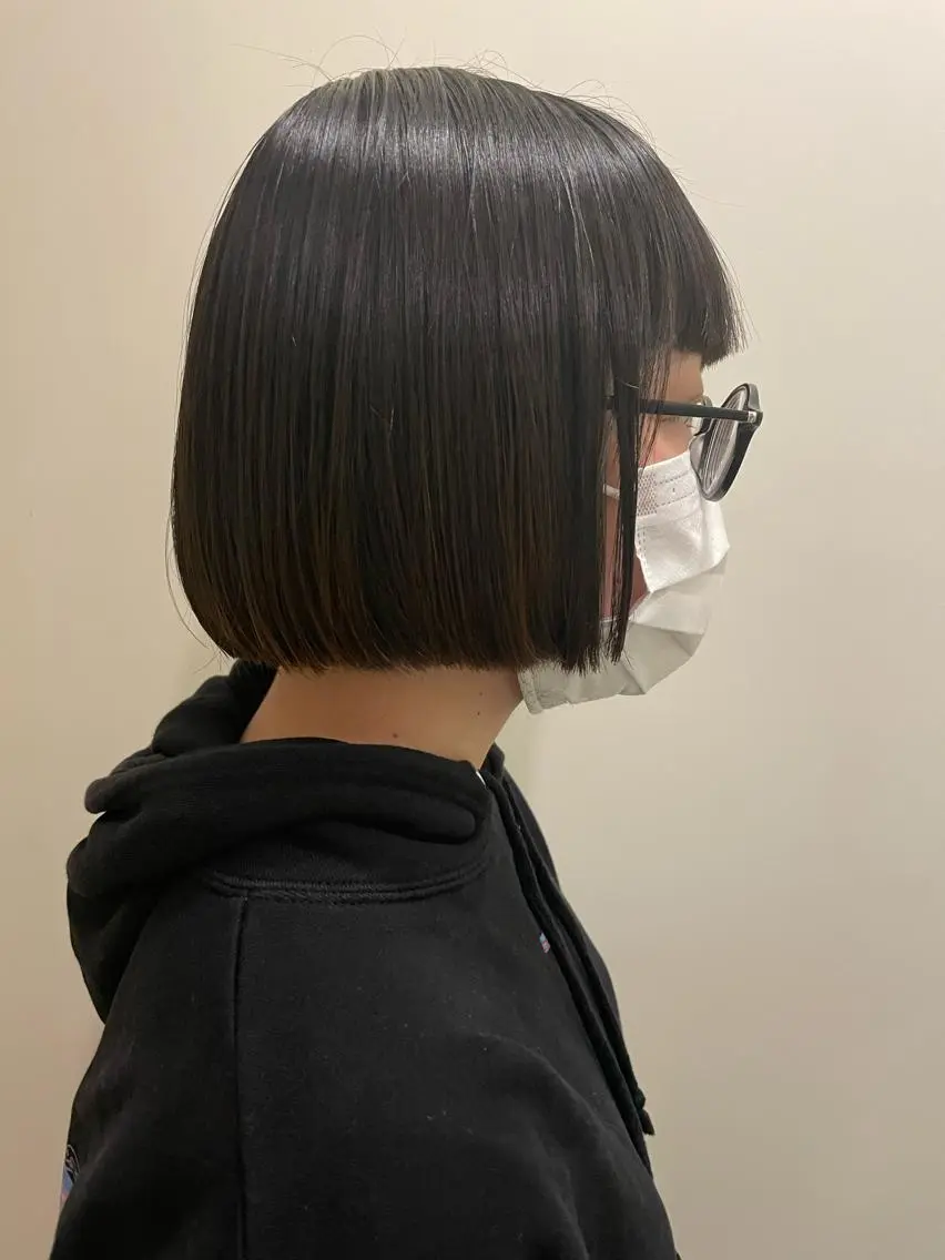 ショート ボブ 林 季香のヘアスタイル