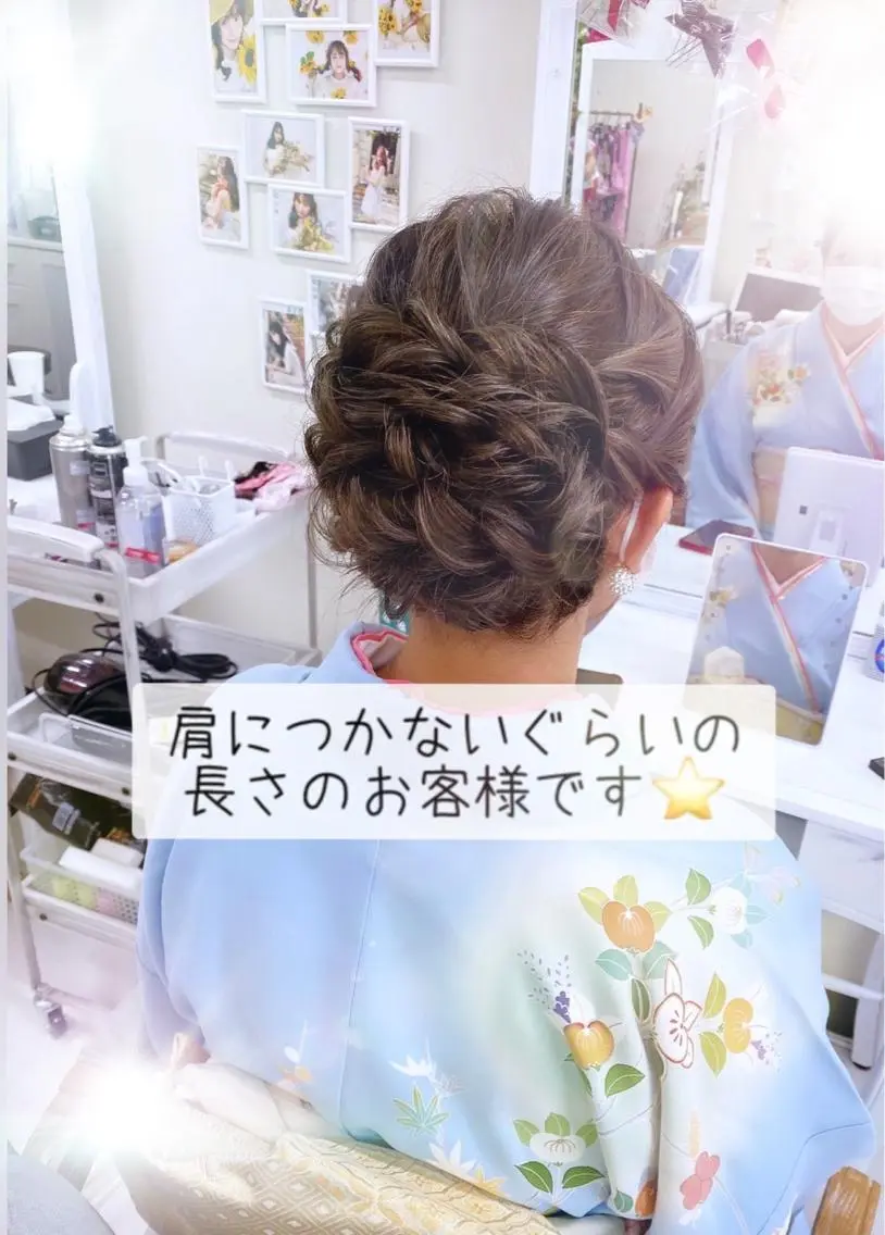 ヘアアレンジ ヘアセットサロン ココのヘアスタイル