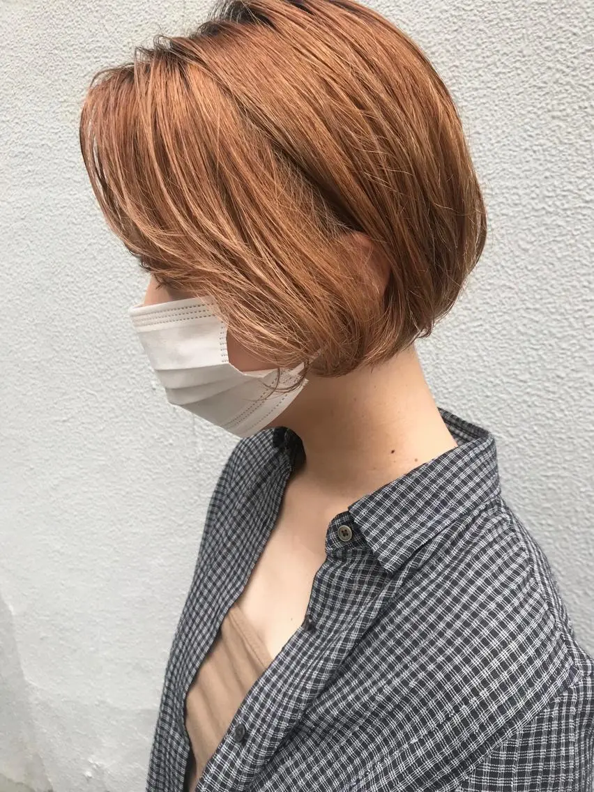 ショート カット ヘアカラー トリートメント ayane⭐️ボブ・ ショート・パーマのヘアスタイル