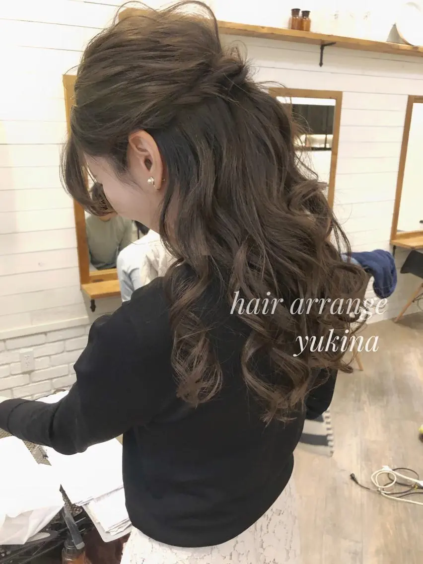 ロング ロング ヘアセット ✨透明感ケアカラー✨ 長野ゆきなのヘアスタイル