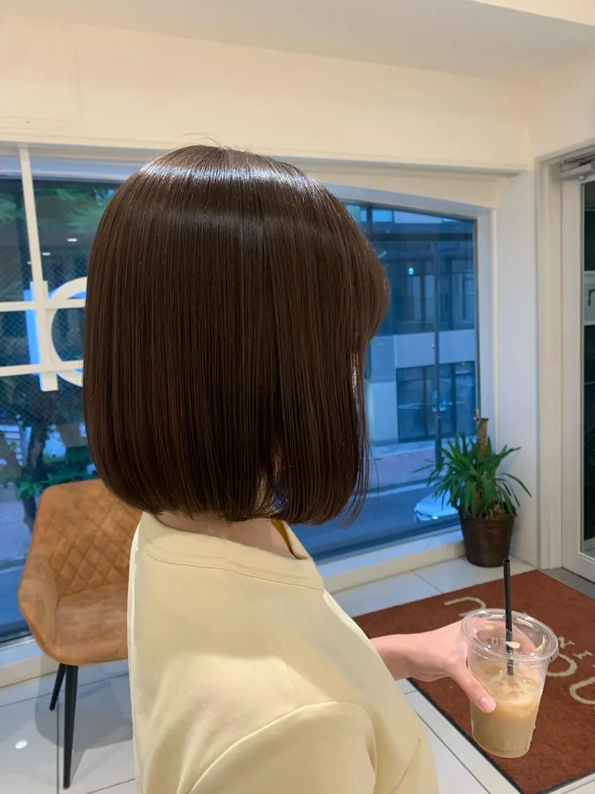 ショート 韓国レイヤー🪽 耳ツボジュエリーのヘアスタイル