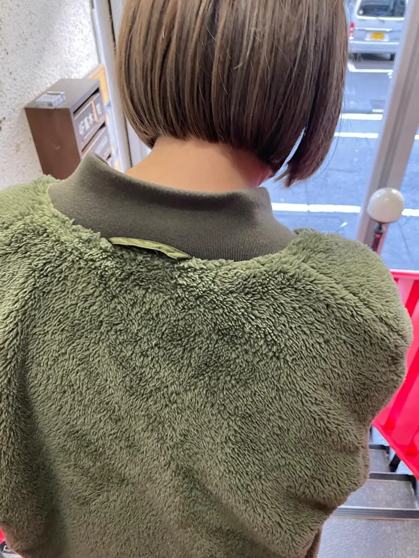ショート ボブ カット ヘアカラー トリートメント ayane⭐️ボブ・ ショート・パーマのヘアスタイル