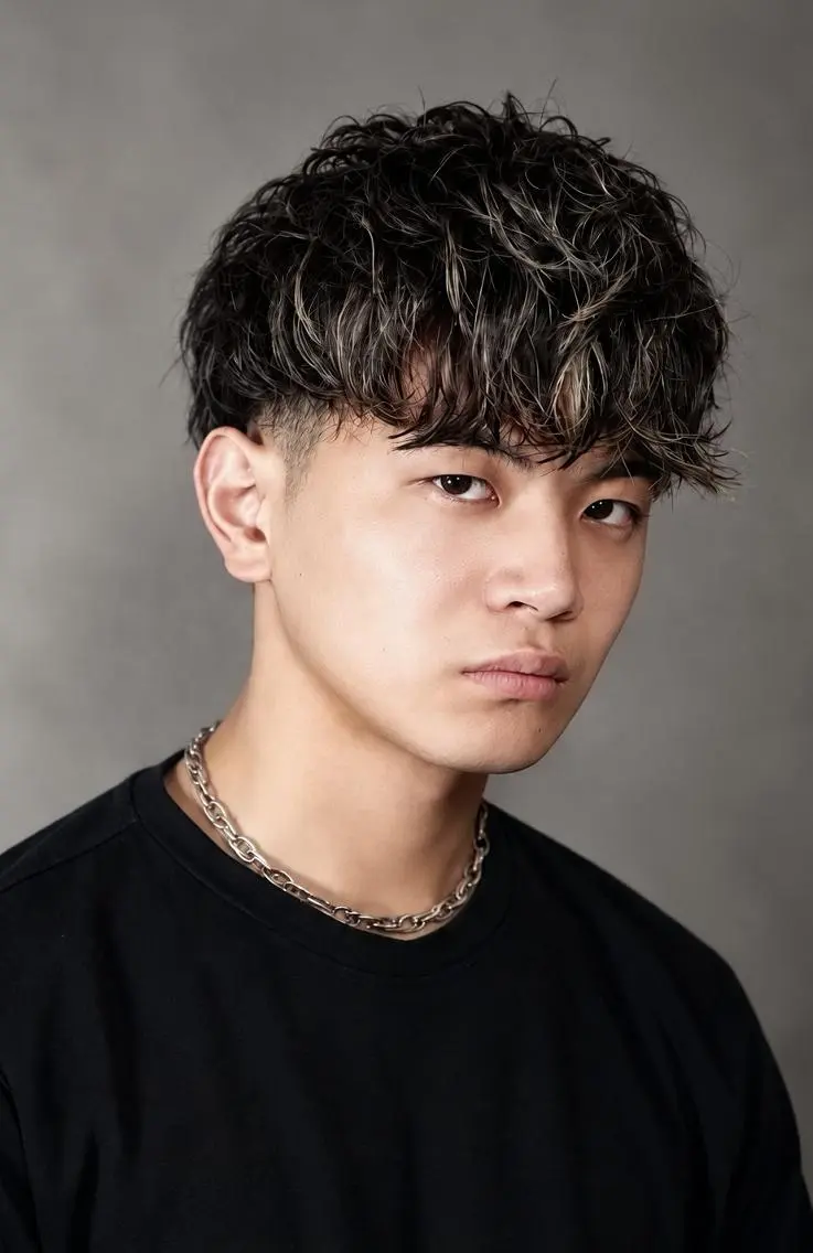 ショート メンズ カット ヘアカラー パーマ TAKA|名駅| 清潔感×上品垢抜けのヘアスタイル