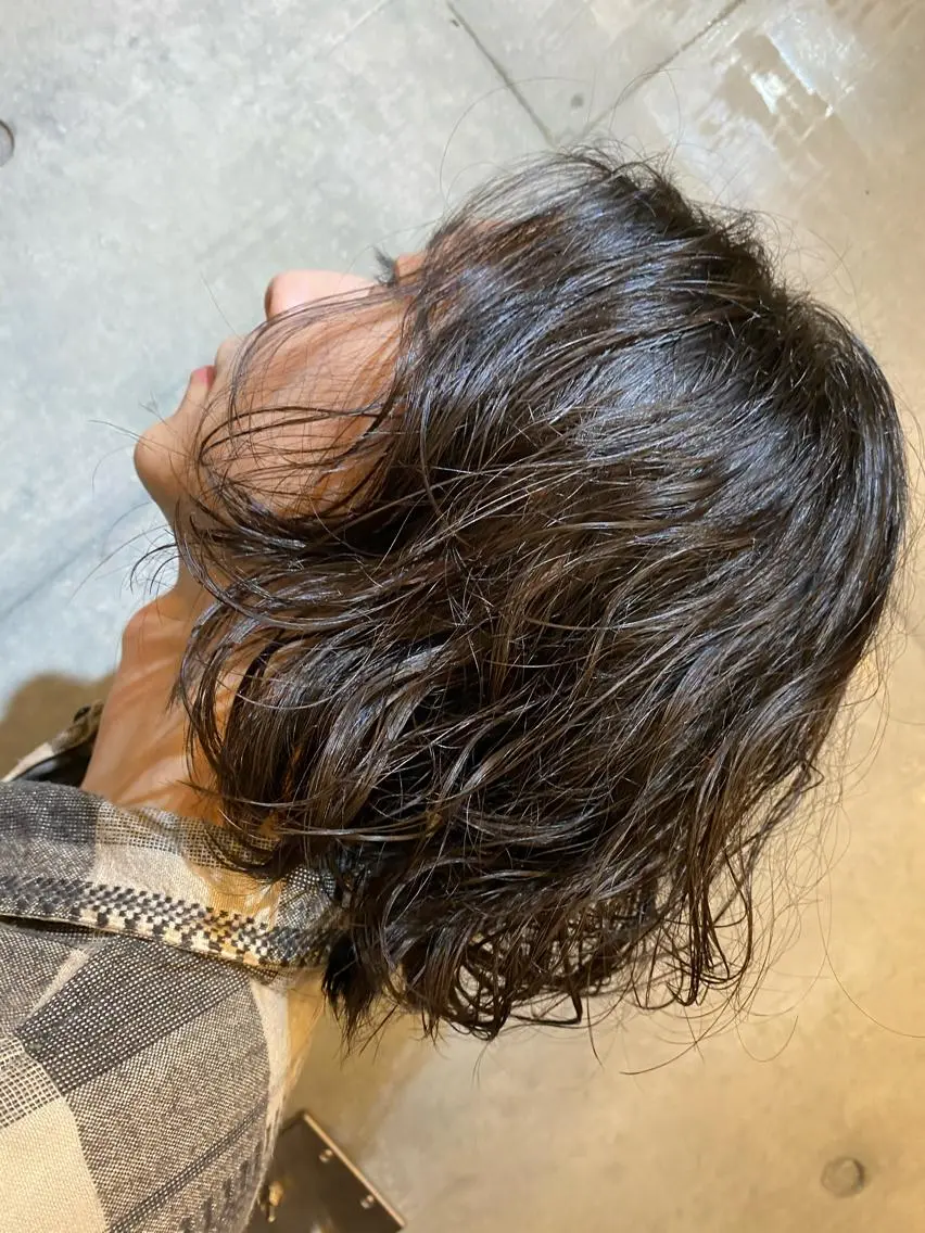 ミディアム ミディアムパーマ 大宮 / ボブ特化 永井竜也のヘアスタイル