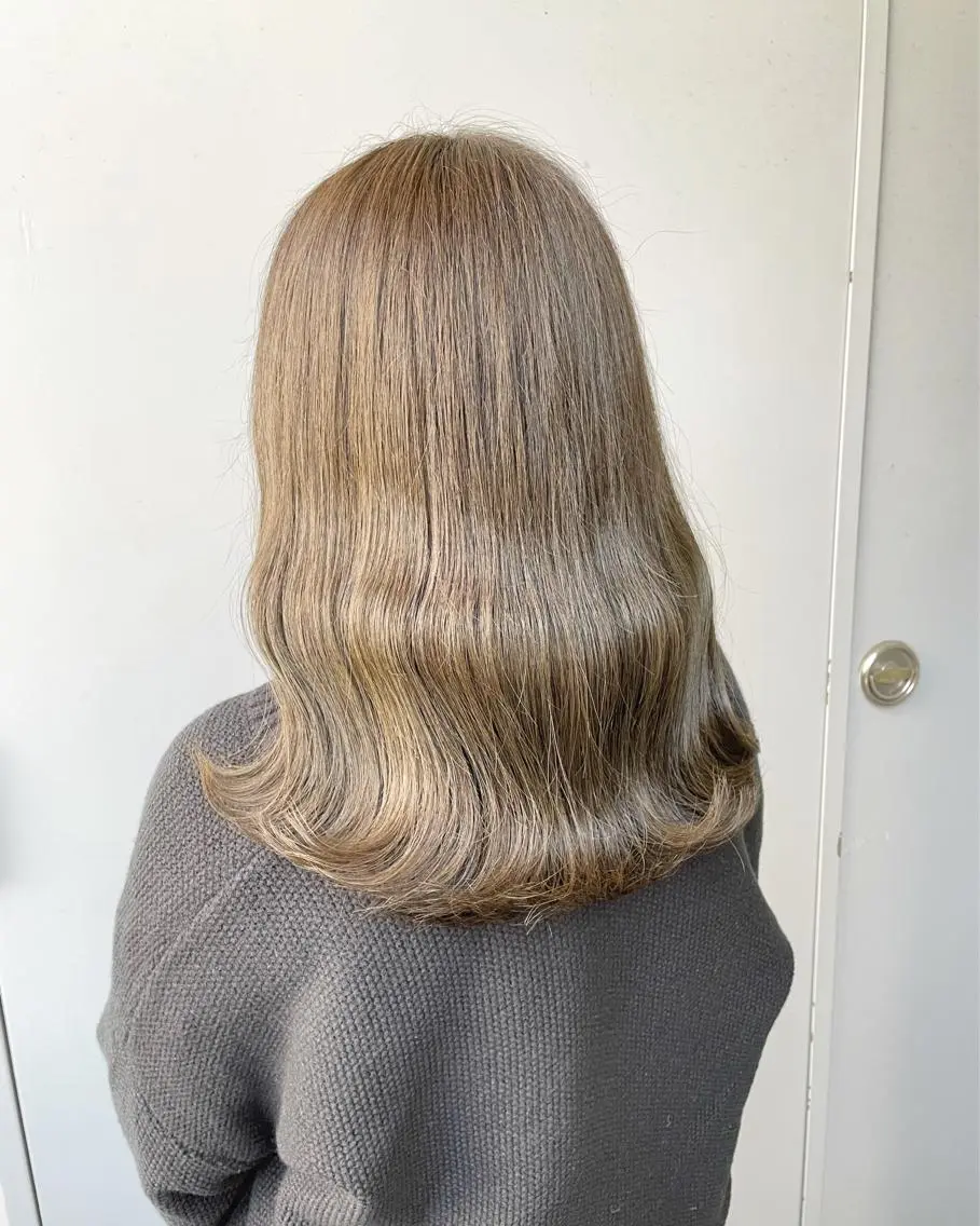 ロング カラー ヘアカラー トリートメント ヘアセット 赤み消しカラー 🍀JUNKIのヘアスタイル