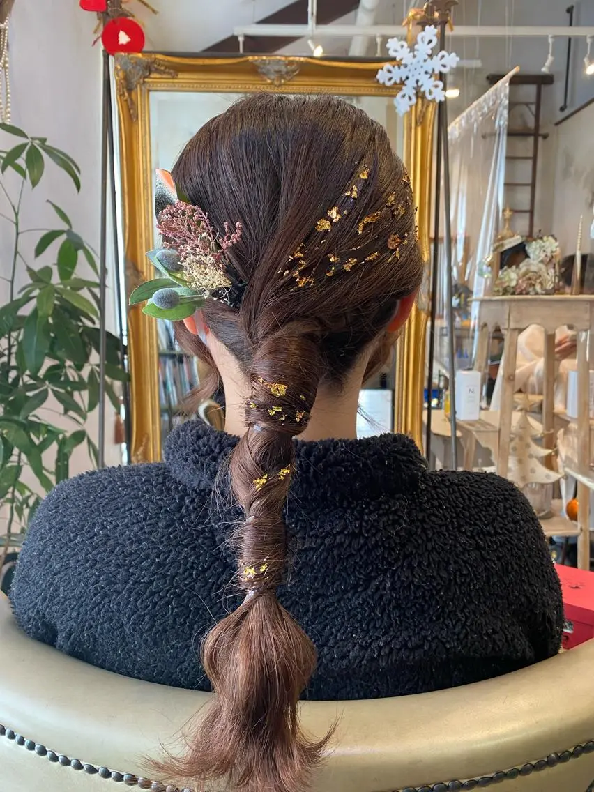 ロング ヘアアレンジ . SHIZUKAのヘアスタイル