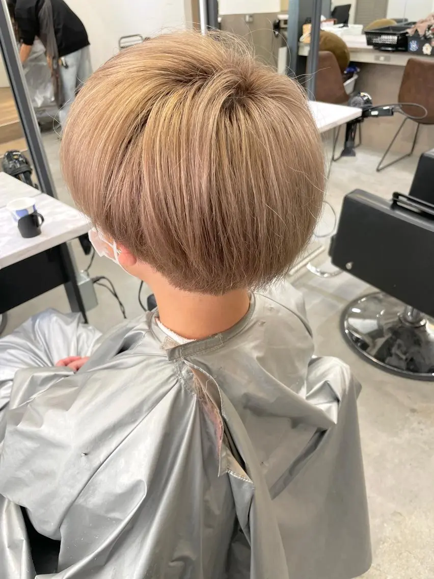 カラー メンズ カット ヘアカラー 福永速人 /メンズパーマのヘアスタイル