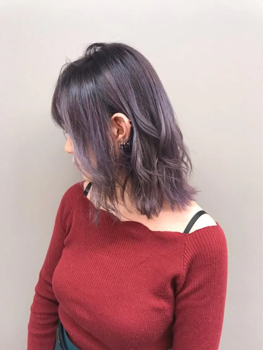 ミディアム ラベンダーベージュ 🫧渋谷美容師 たくみ🫧のヘアスタイル