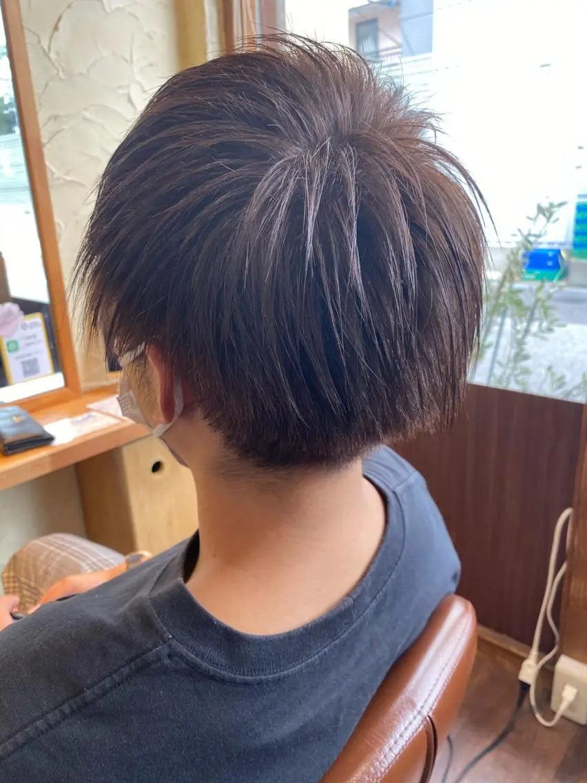ショート カラー パーマ ヘアアレンジ メンズ キッズ ネイル マツエク・マツパ 🌈髪質改善・美髪矯 正・平野瀬乃🌈のヘアスタイル