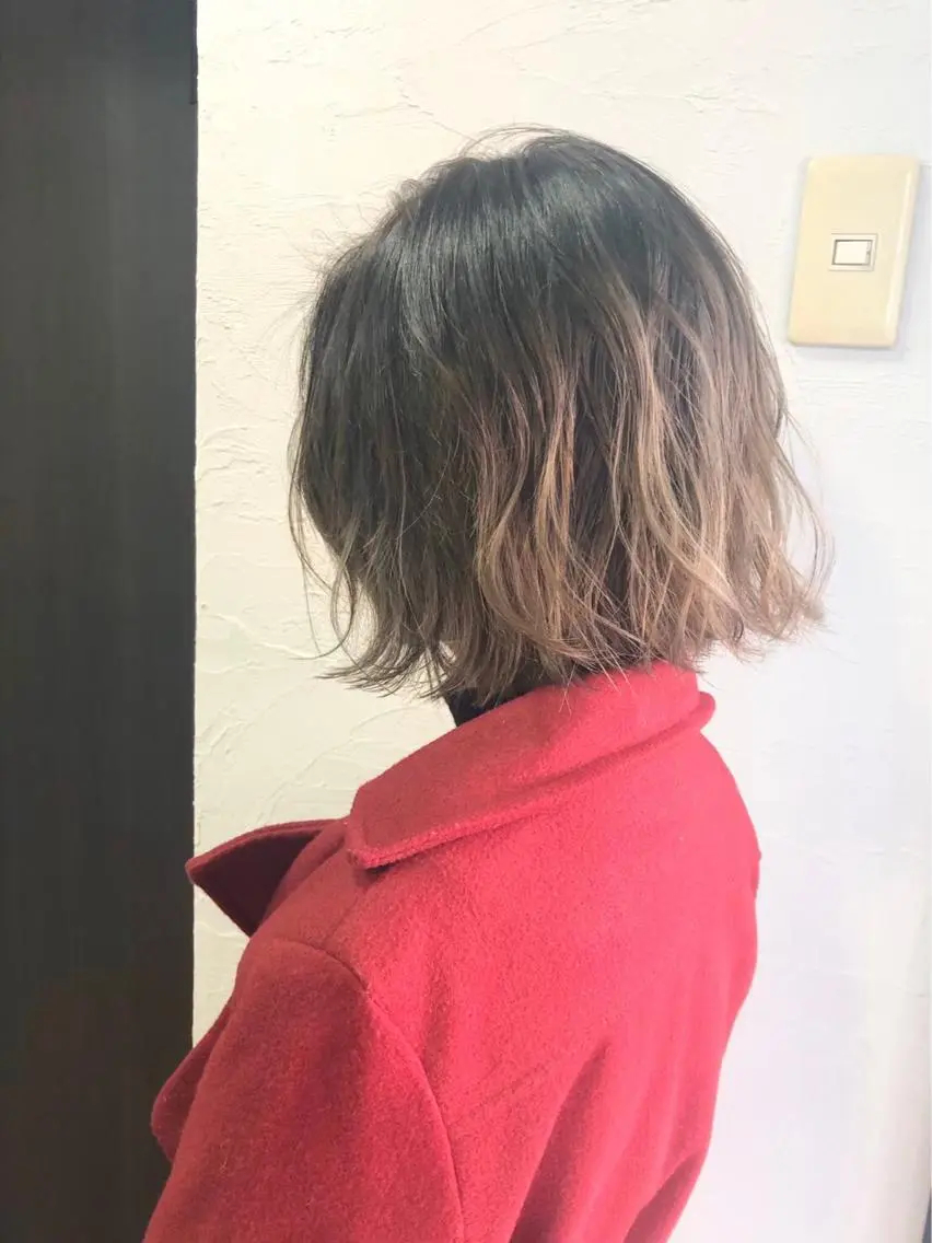 ショート ヘアカラー トリートメント シンタニナオト /梅田茶屋町のヘアスタイル