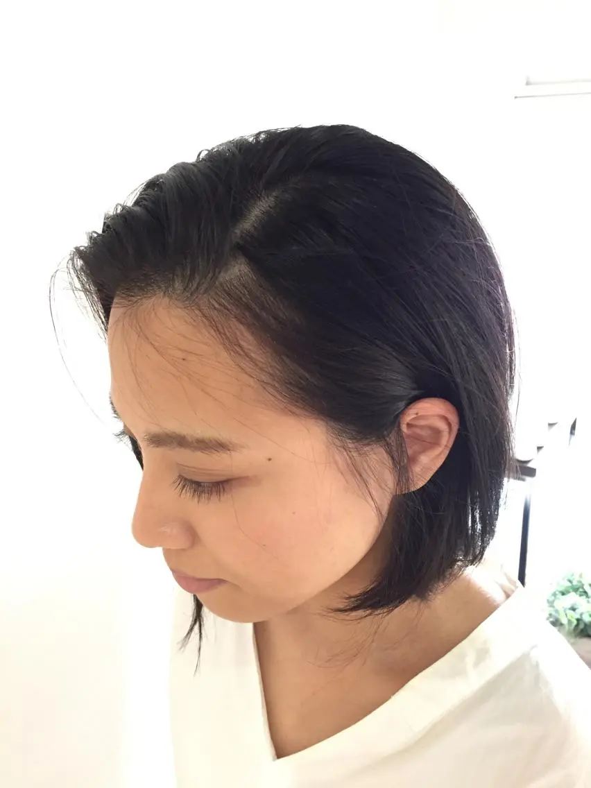 ミディアム カラー パーマ ヘアアレンジ キッズ マツエク・マツパ シールエクステ/豊中 吉田孝司のヘアスタイル