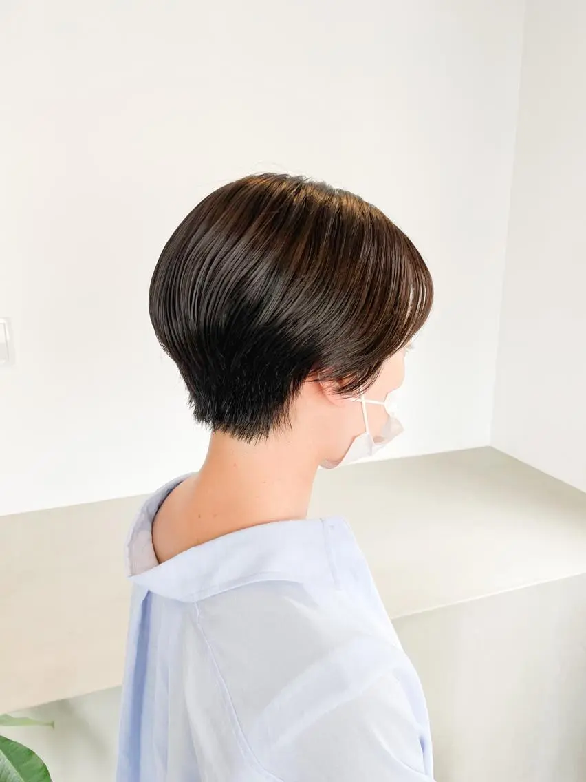 ショート カラー ショートヘア カット ヘアカラー トリートメント Takuma Suzuki中目黒のヘアスタイル