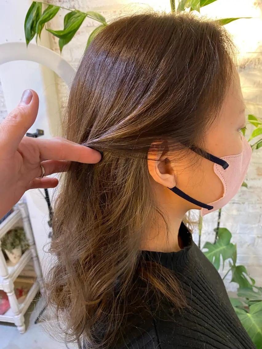 ロング カラー カット ヘアカラー 長濱 俊のヘアスタイル