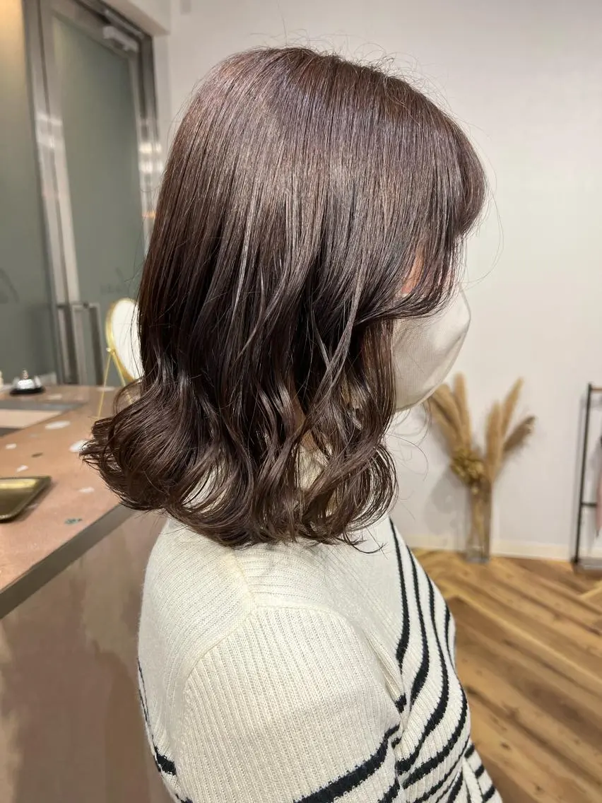 セミロング カラー ヘアカラー Ayaka🩰🎀 ガーリー/暖色♡のヘアスタイル