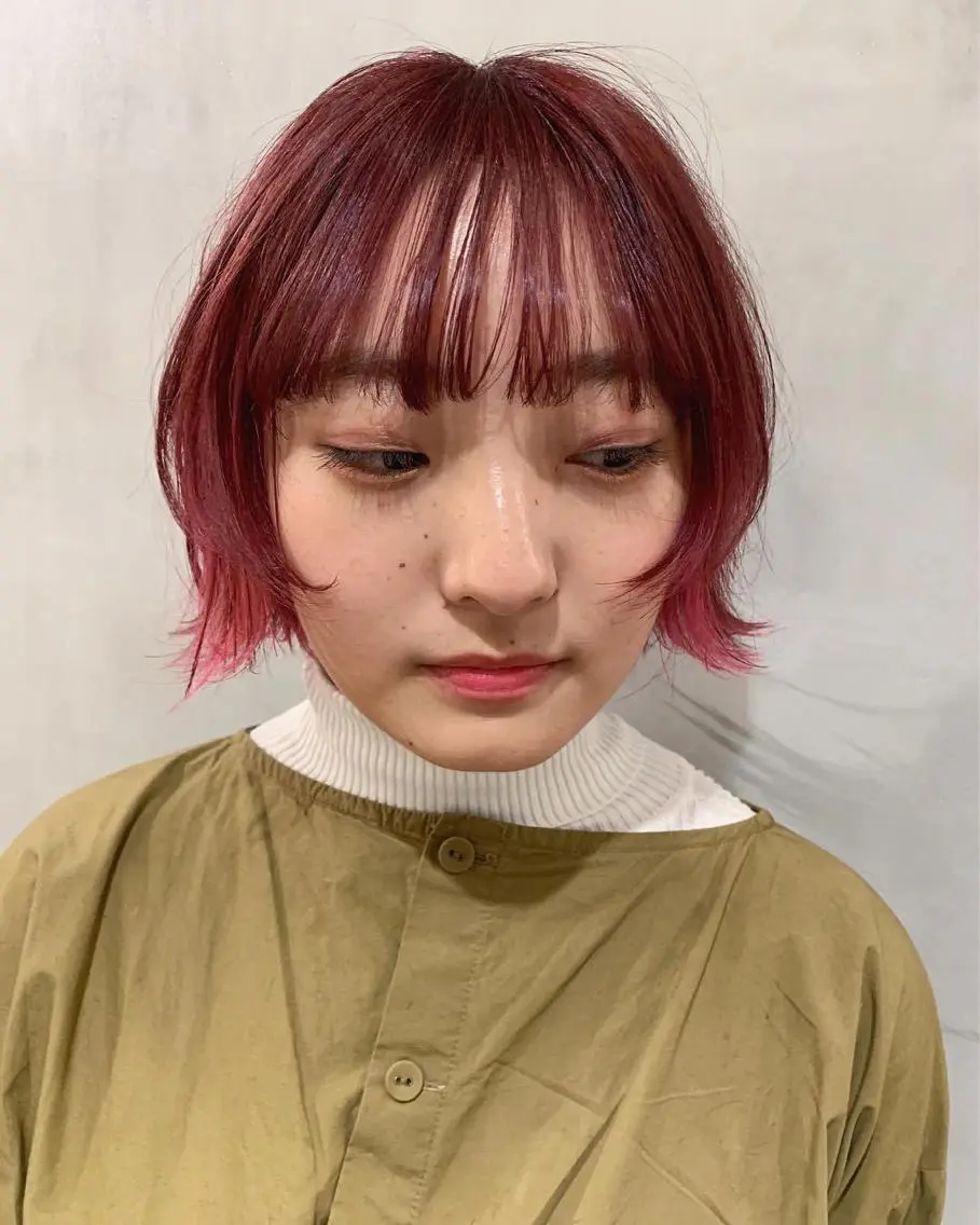 ショート カラー ボブ カット ヘアカラー トリートメント 優作 〜圧倒的信頼〜のヘアスタイル