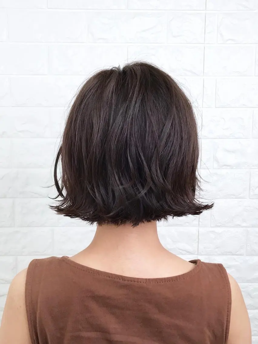 ミディアム カラー カット ヘアカラー 髪質改善縮毛矯正 美容師✂️山崎竜二のヘアスタイル
