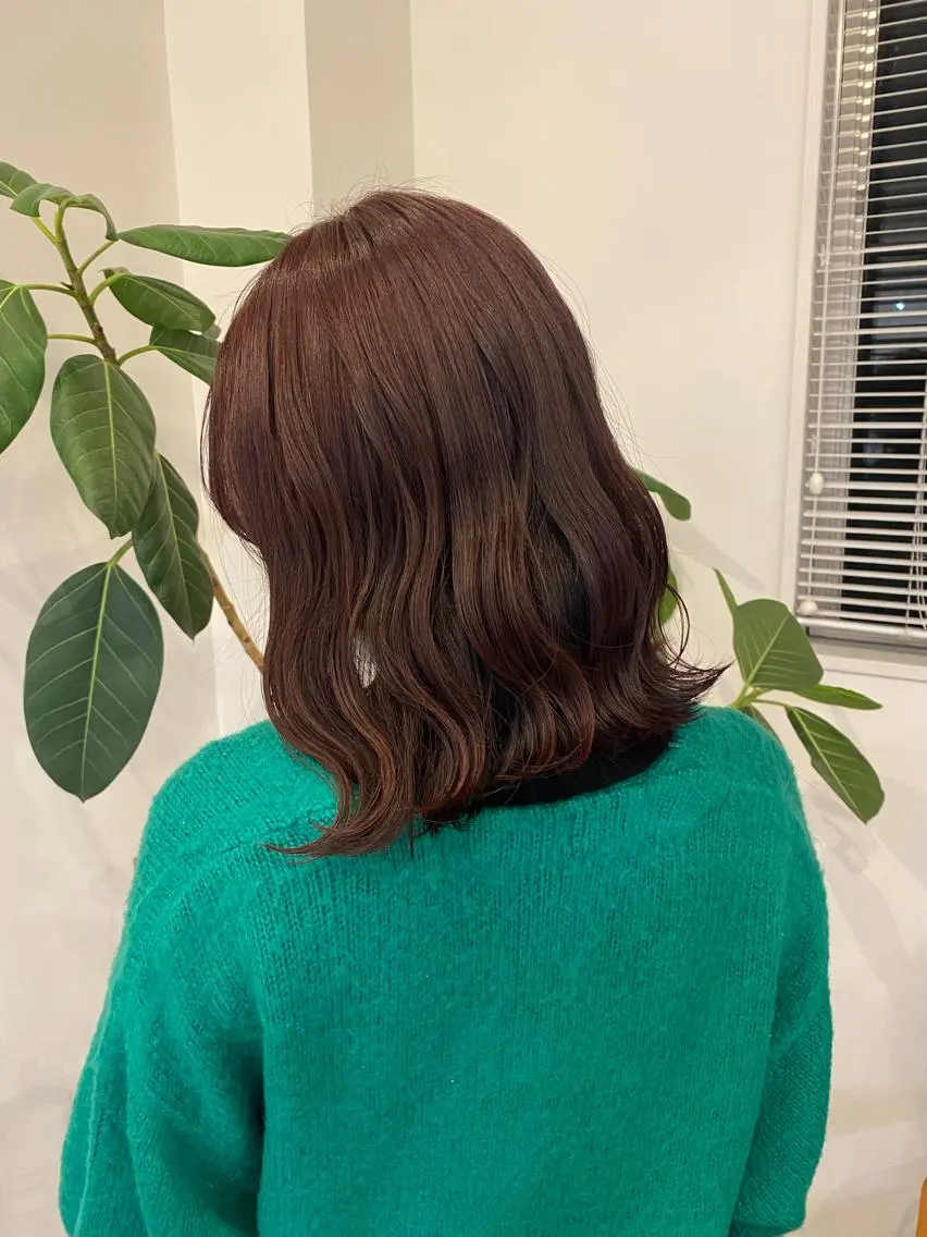 ミディアム yunica Momokaのヘアスタイル