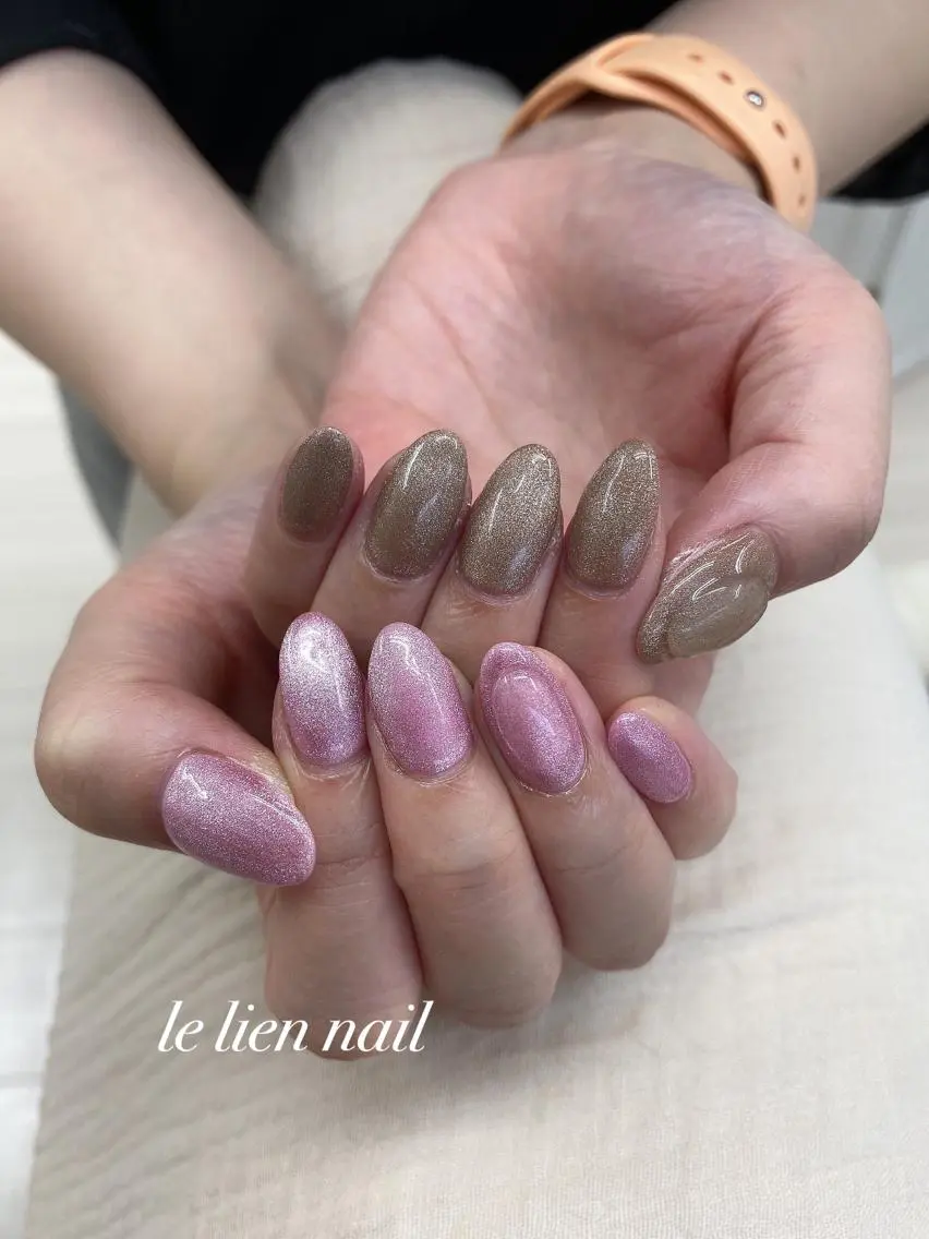 ネイル マグネットネイル le lien nailのネイルデザイン