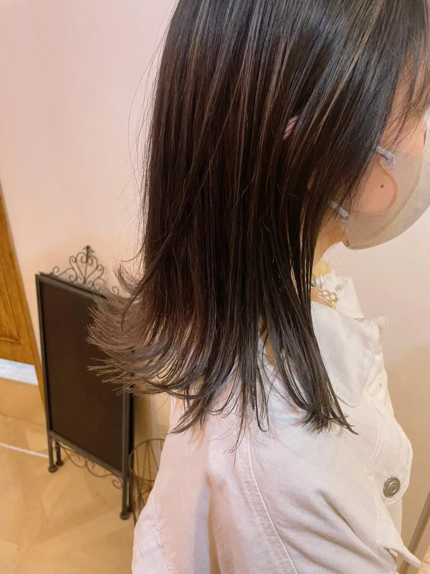 ショート カラー ヘアアレンジ バレイヤージュ ブリーチ ケアブリーチ デザインカラー ダブルカラー 【N°deseo】 吉祥寺のヘアスタイル