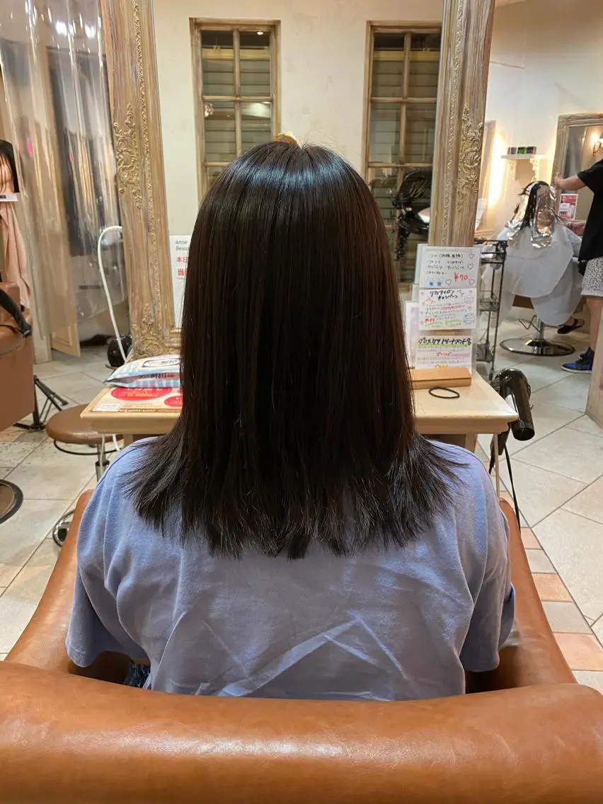ロング 井上 日菜乃のヘアスタイル