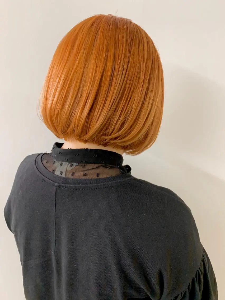 ミディアム カラー leben serikaのヘアスタイル