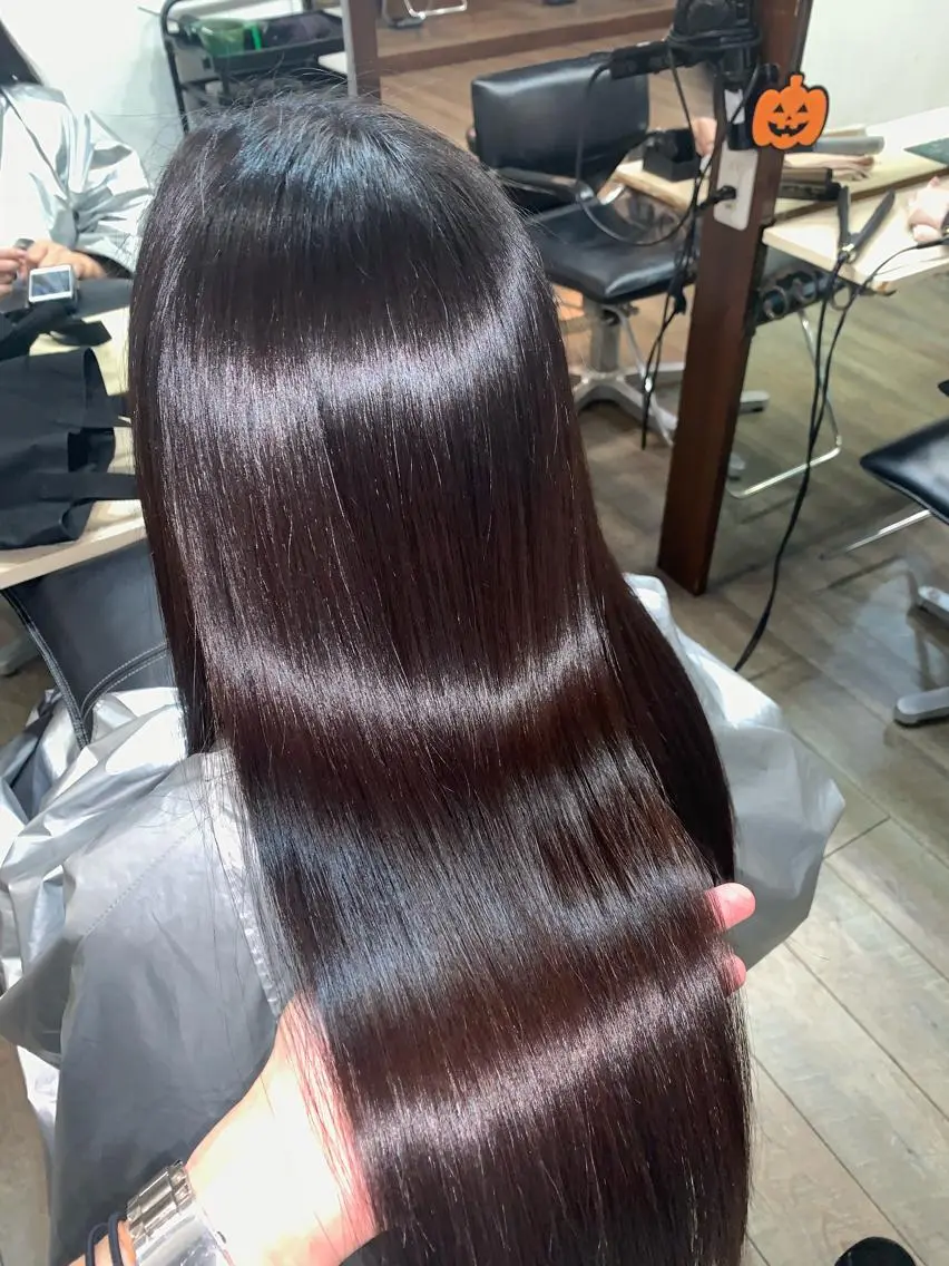 ロング 縮毛矯正/髪質改善 井上智秀のヘアスタイル