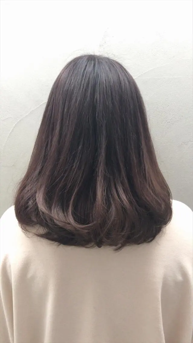 セミロング カラー 新宿御苑前/ボブ 髪質改善Ryuseiのヘアスタイル