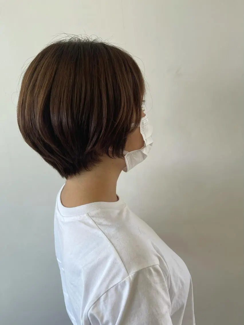 ショート ショートヘア 間水 和樹のヘアスタイル