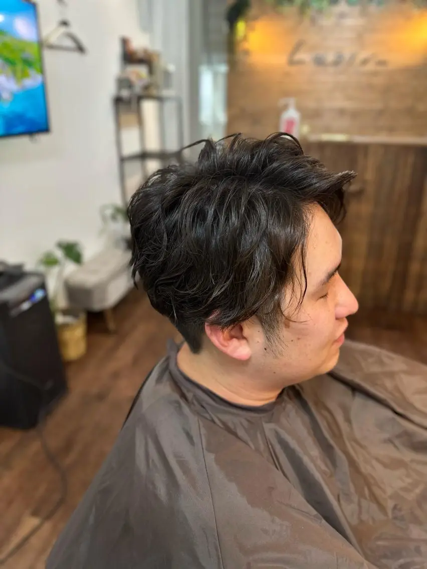 ミディアム メンズ カット Luzir⭐︎ GEN⭐︎のヘアスタイル