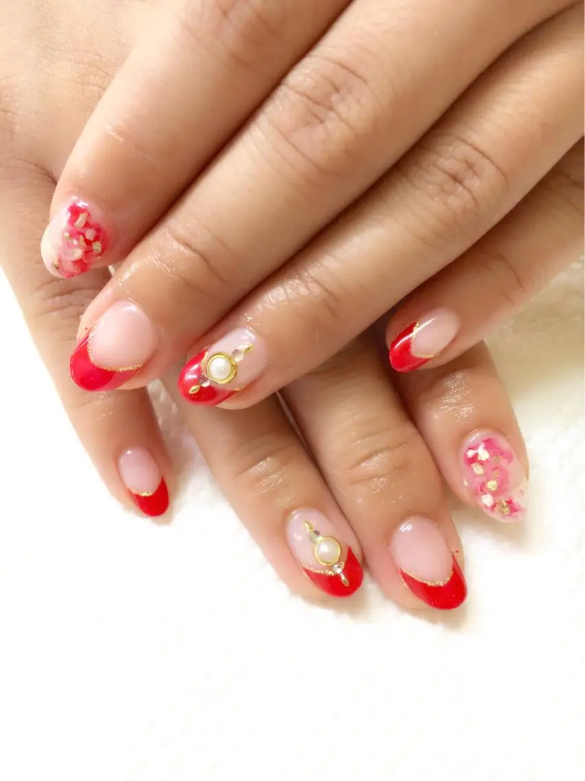 ネイル 持ち込み clover nailのネイルデザイン