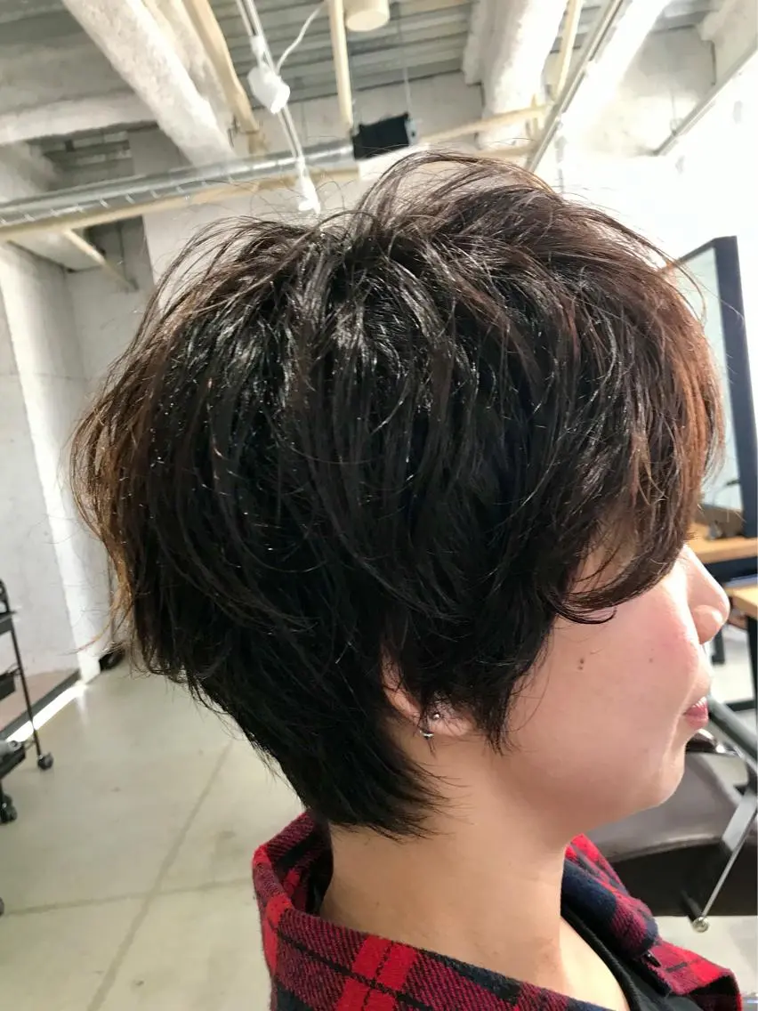 ショート パーマ KOOKI スティードトーキョーのヘアスタイル