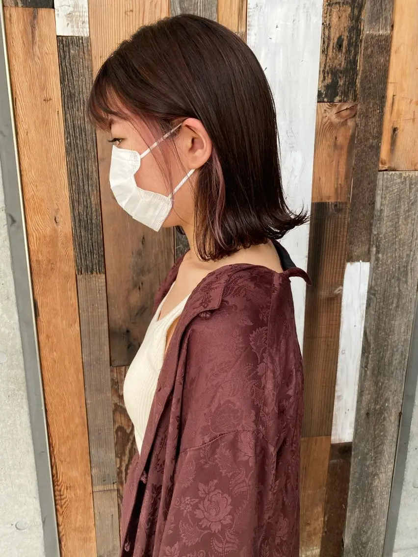 セミロング みつはし さおりのヘアスタイル