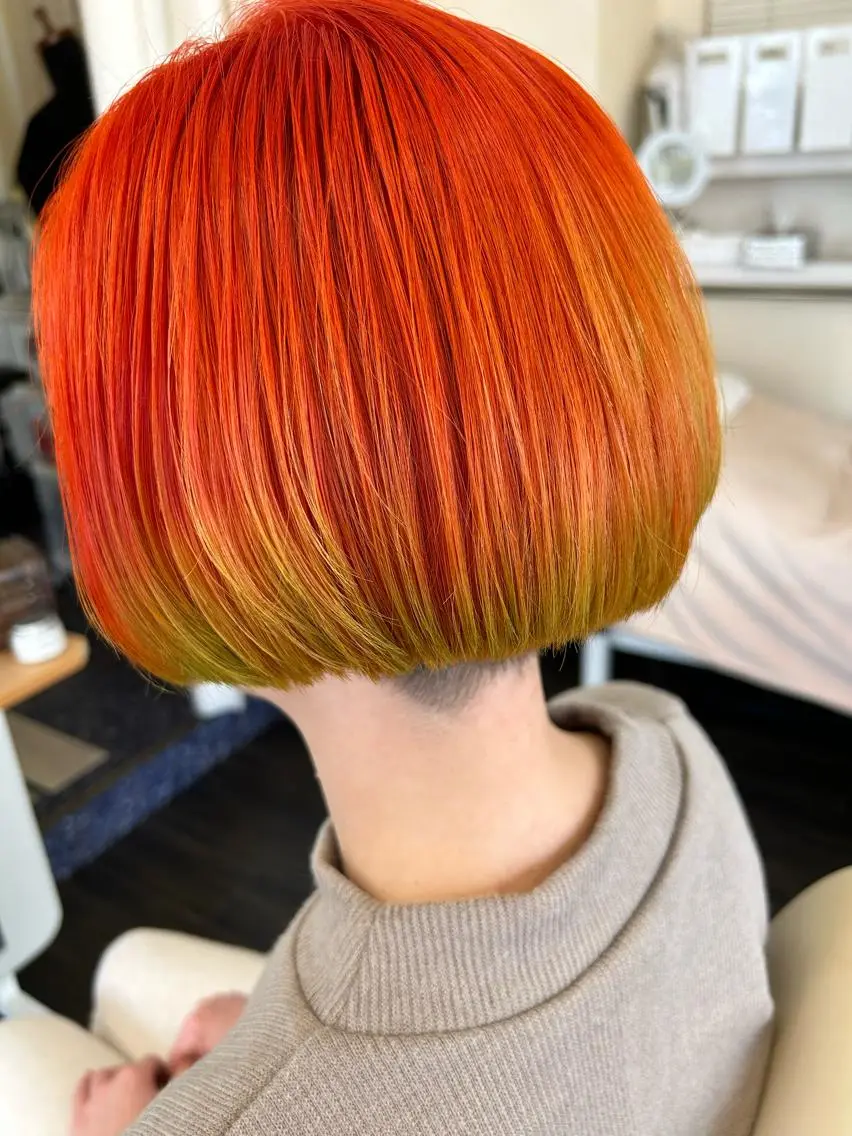 ミディアム ヘアカラー トリートメント ヘアセット 🌸スタイリスト 山浦美恵のヘアスタイル