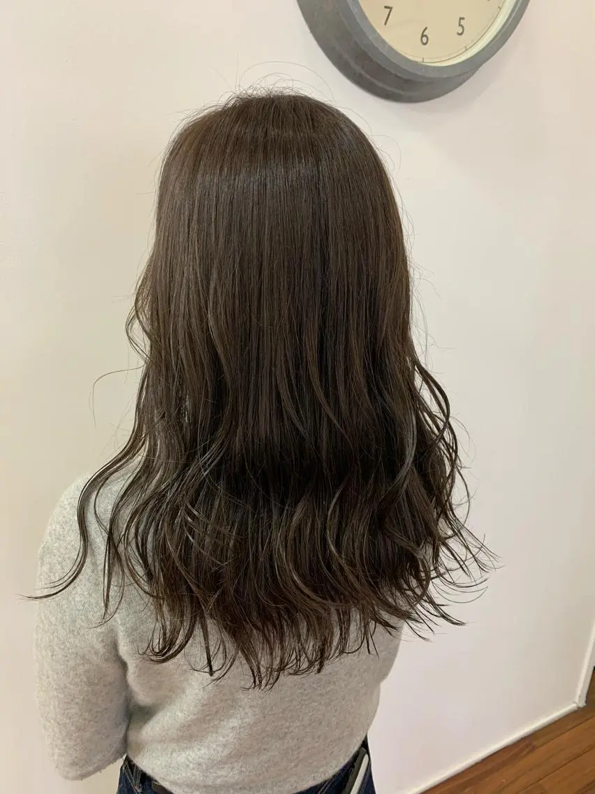 ロング カラー ヘアカラー トリートメント 半個室サロン/透明感 /艶髪♡岸上 温♡のヘアスタイル
