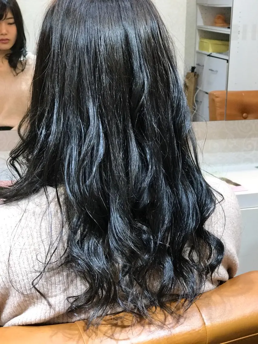 セミロング カラー パーマ ヘアアレンジ ハイライト/髪質改善 ans/黒木 和大のヘアスタイル