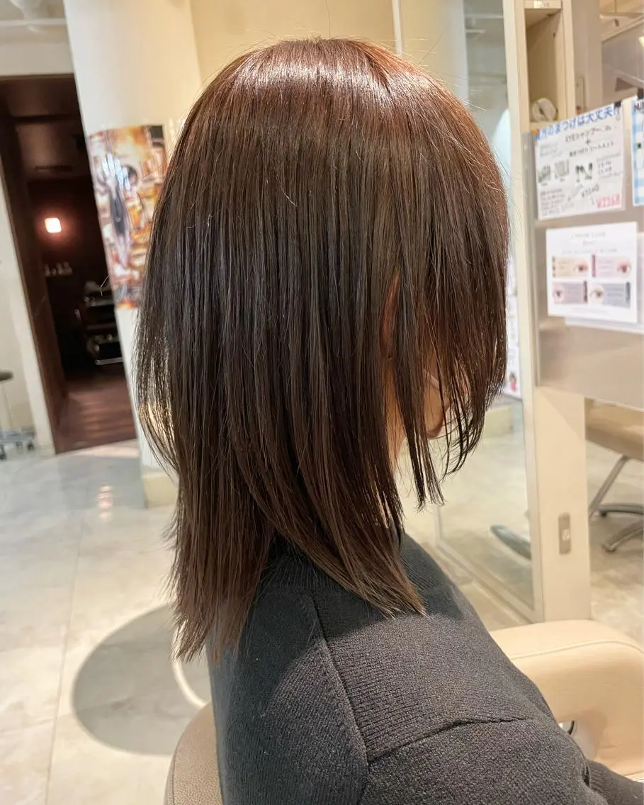 ミディアム カット 本田 卓也のヘアスタイル