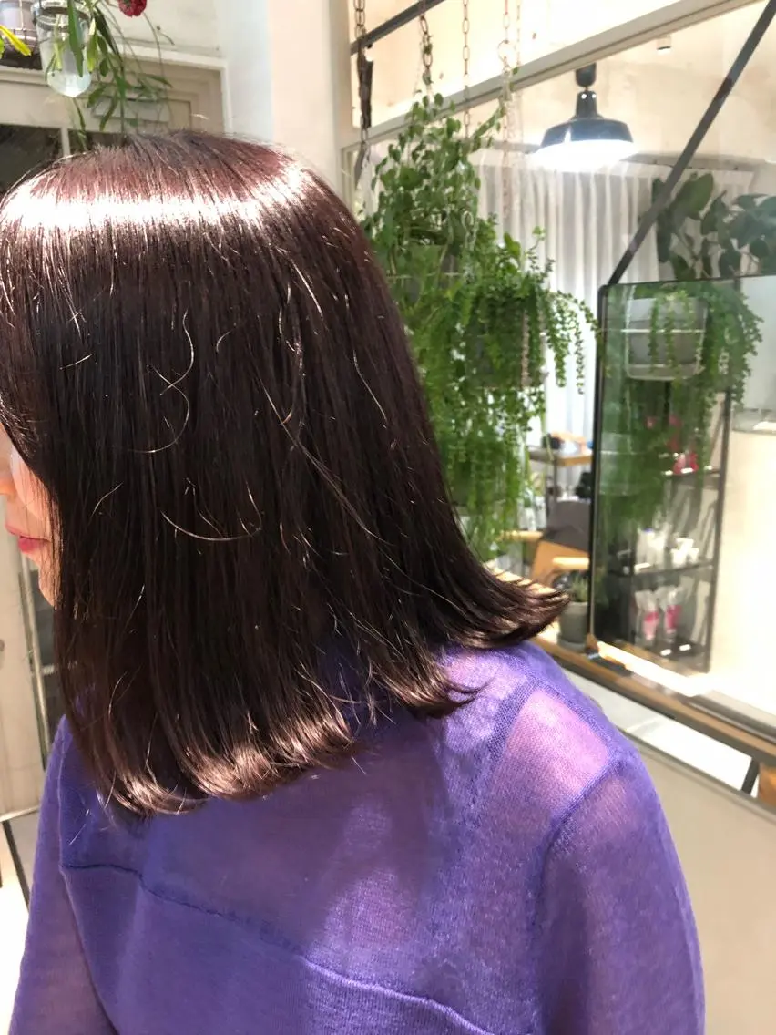 ミディアム カラー 🟩白髪ぼかし ショート/大司のヘアスタイル