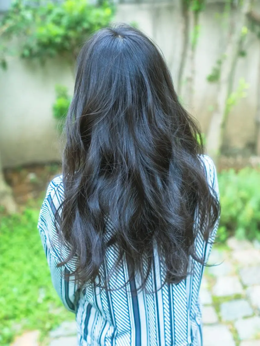 ロング アッシュ ロング ワイドバング カット ヘアカラー トリートメント 福島 浩司のヘアスタイル