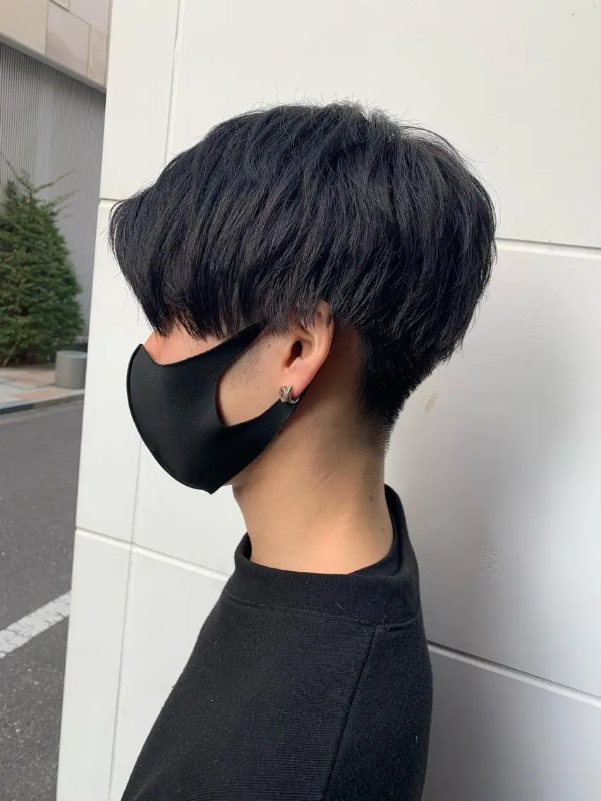 ショート カラー メンズ ダブルカラー ネイビーカラー 美髪✖️似合わせ 🌻ヒトミのヘアスタイル