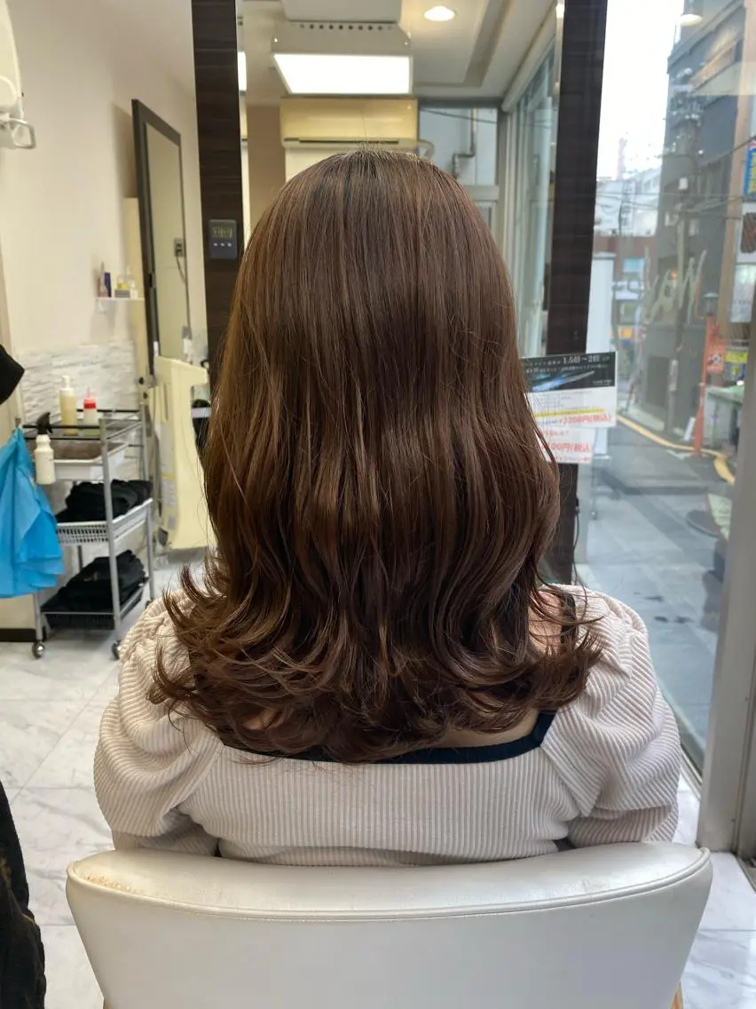 ロング レイヤーカット シャギー 目黒 碧人のヘアスタイル