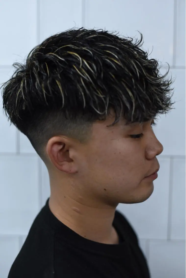 カラー パーマ メンズ メンズパーマ 🧩嶋田 琉輝也🧩のヘアスタイル
