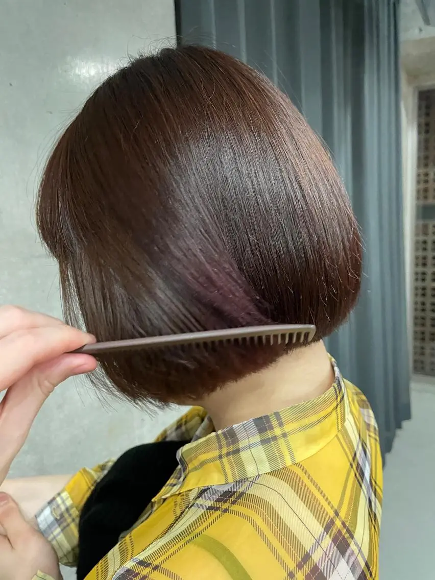 セミロング カラー 吉田一輝 外国人パーマのヘアスタイル