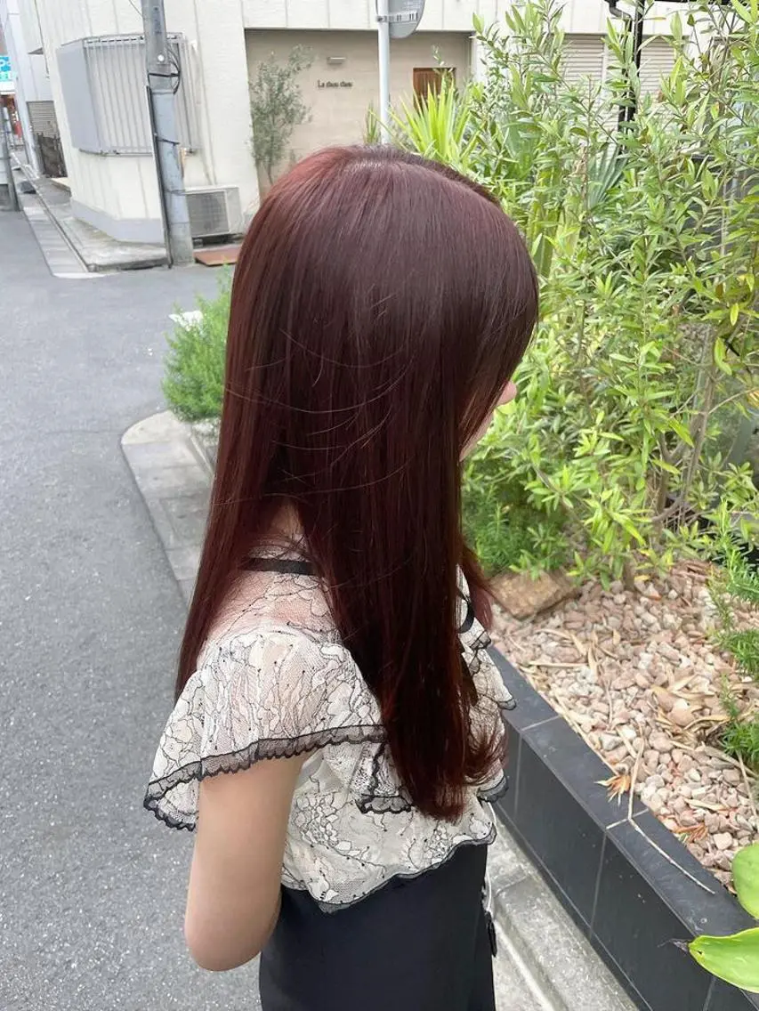 ロング カラー カット ヘアカラー Sia中野新橋 ﾕﾘ🐈‍⬛🎀のヘアスタイル