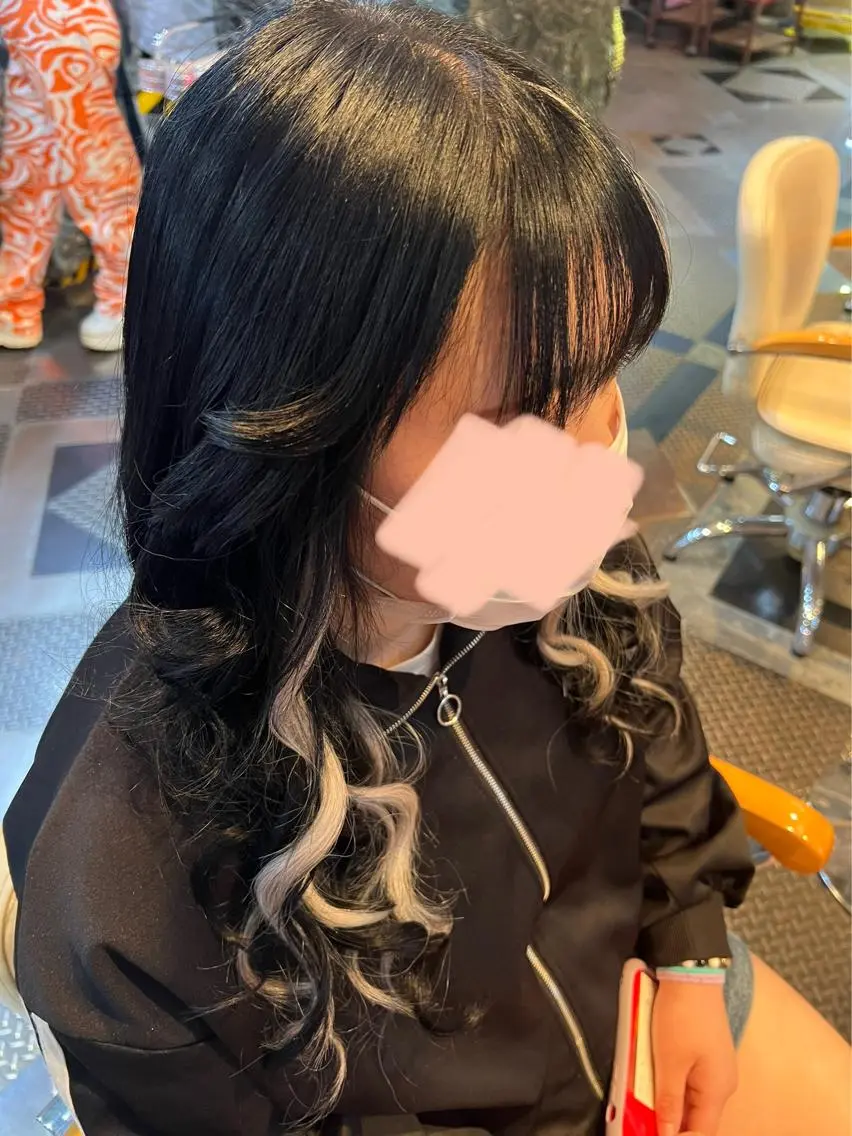 セミロング カラー ヘアアレンジ KOYA ｺﾔのヘアスタイル