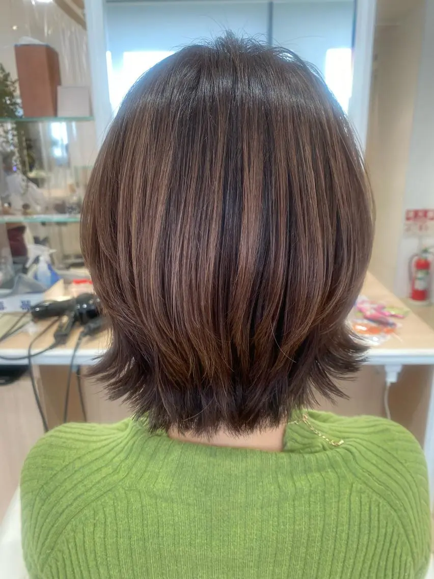 ショート カラー 🩵波巻き/ツイスパ HARU💎のヘアスタイル